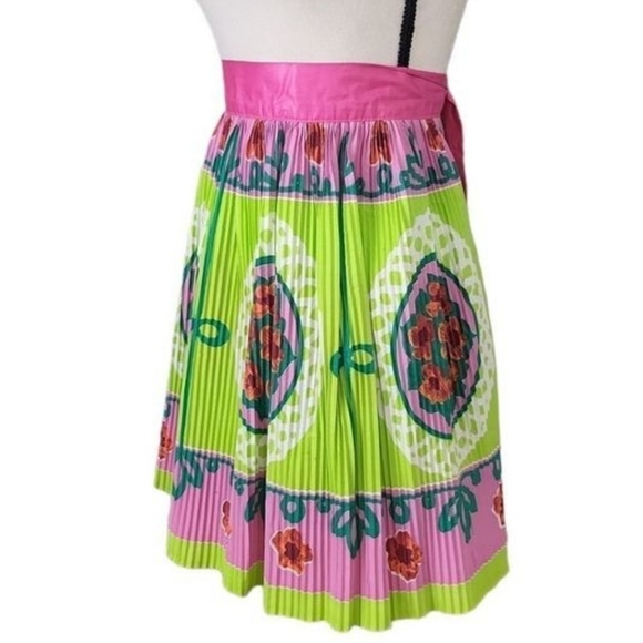 Vintage 50s M. Lownenstein & Sons EVER-PLEAT Durably Pleated 100% Cotton Apron - Picture 3 of 6